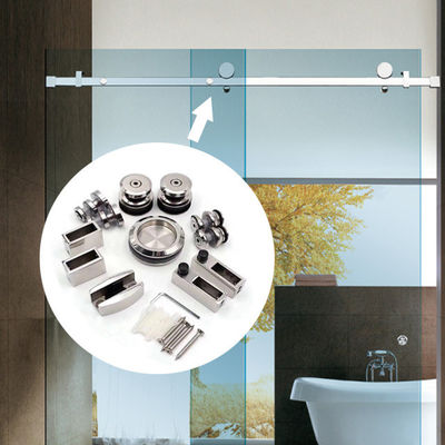Kit a doppia porta da 6 piedi con porta scorrevole della doccia moderna e robusta attrezzatura ss304