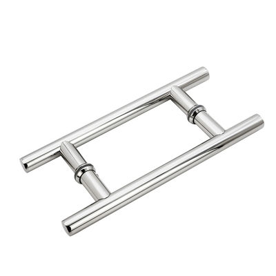 16" Portello scorrevole a forma di H per porte a doppio lato a spinta a cromo