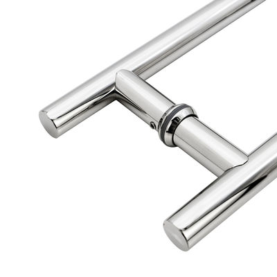 16" Portello scorrevole a forma di H per porte a doppio lato a spinta a cromo