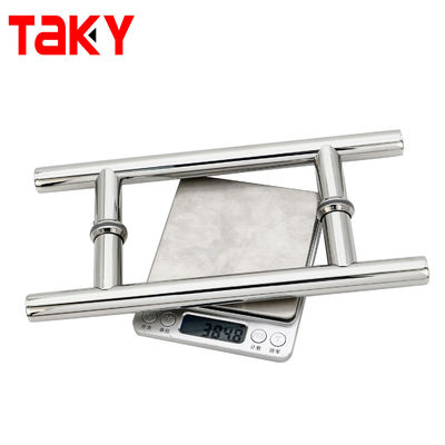 24 pollici in acciaio inossidabile Tempered Glass Push Pull Maniglia per porta in hotel doccia