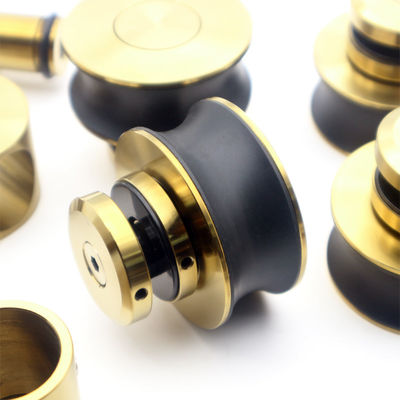 Sliding Golden Bathroom Fittings Accessori Kit per porta Satin/Polish/Matt Finish nero