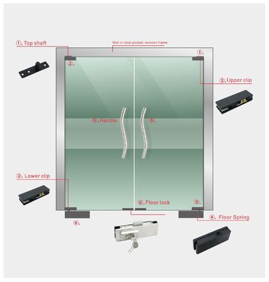 Maniglia di tiro in acciaio inossidabile per hotel ufficio porte appartamento finestre 200*200*19*1,0mm