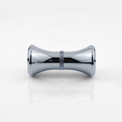 Bagno doccia porta scorrevole manica porta in vetro argento doppio foro manopole in design