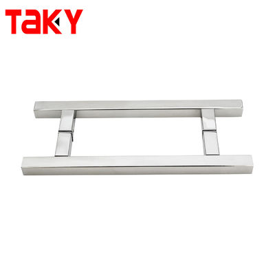 Stile di design cinese CP Finish Commerciale H Maniglia per doccia scorrevole senza telaio Maniglie di porta in vetro