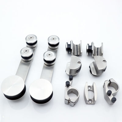 Doccia scorrevole Porta di vetro Accessori di sistema Hardware Set in argento/nero/oro