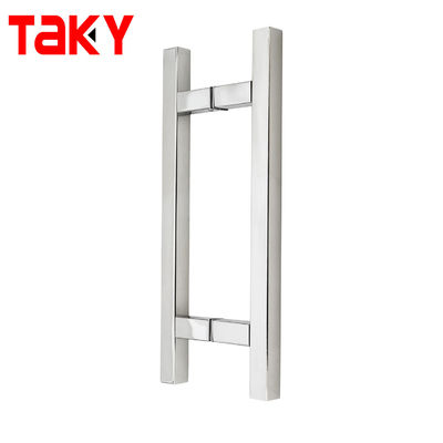 Stile di design cinese CP Finish Commerciale H Maniglia per doccia scorrevole senza telaio Maniglie di porta in vetro