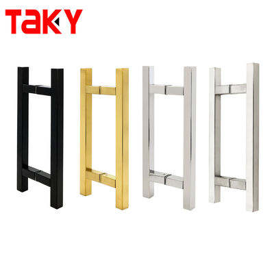 Stile di design cinese CP Finish Commerciale H Maniglia per doccia scorrevole senza telaio Maniglie di porta in vetro