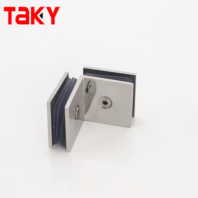 Clampe da doccia durevoli da 45*45 mm per vetro temperato da montare nell'angolo della porta del bagno