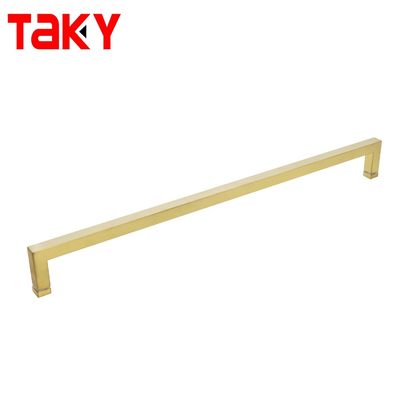 1.0 mm Spessore Manico di tiro in vetro quadrato per porta doccia SS304 resistente alla corrosione