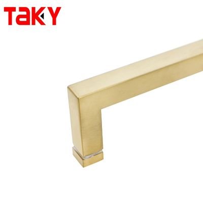 1.0 mm Spessore Manico di tiro in vetro quadrato per porta doccia SS304 resistente alla corrosione