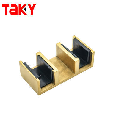 Dispositivi di porta scorrevole per doccia a doppio tubo senza telaio Ss304 8-12 mm