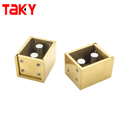 Dispositivi di porta scorrevole per doccia a doppio tubo senza telaio Ss304 8-12 mm