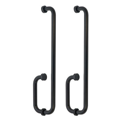 Stile di design cinese in acciaio inossidabile Doccia porta di vetro Maniglia per porta Pull Maniglia