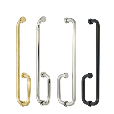 Stile di design cinese in acciaio inossidabile Doccia porta di vetro Maniglia per porta Pull Maniglia