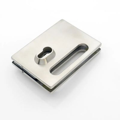 Porta scorrevole in vetro pieghevole di finitura satinata/polonese per apparecchiature di divisoria in vetro per ufficio