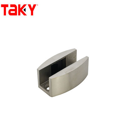 Hardware di porta scorrevole senza telaio di vetro in design minimalista con spessore di 10 mm