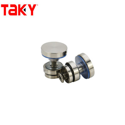 Hardware di porta scorrevole senza telaio di vetro in design minimalista con spessore di 10 mm