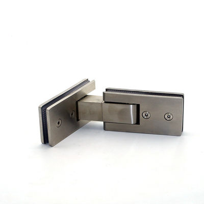 Chiusura di vetro per la porta della doccia nera, cerniera, lunghezza di vita e design elegante per bagni