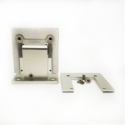 Chiusura di vetro per la porta della doccia nera, cerniera, lunghezza di vita e design elegante per bagni