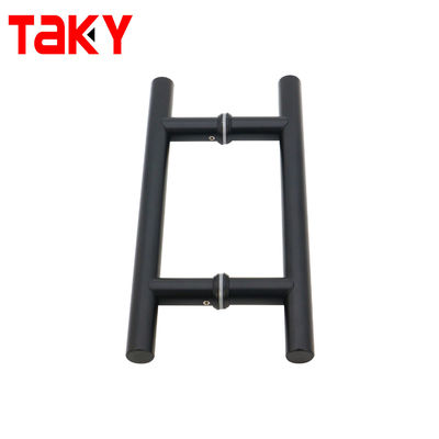 Maniglia di porta in vetro e legno per ufficio Push Side Pull Puxadores para Porta de Vidros