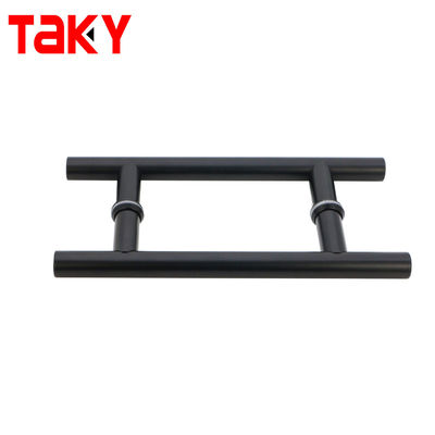 Maniglia di porta in vetro e legno per ufficio Push Side Pull Puxadores para Porta de Vidros