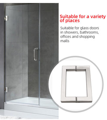 Moderno design porta in vetro inossidabile maniglia per Back To Back Building Standard interno
