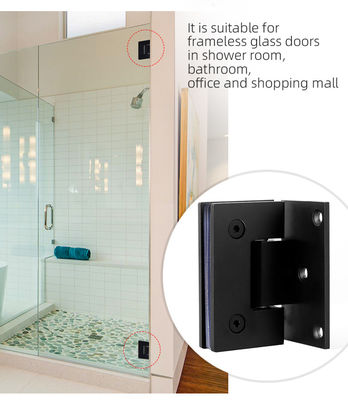 8-12 mm Cerniera della porta della doccia in vetro rinforzato in materiale di ottone massello per bagno in hotel