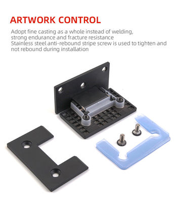 Serrature per docce SS304 Soft Close Shower Hinge Bagno Porta di vetro Porta in acciaio inossidabile