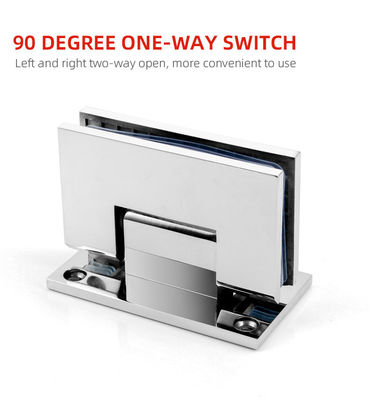 Moderno stile di design SS304 Soft Chiudi Della doccia Cerniera per H 90 gradi Bagno Porta in vetro