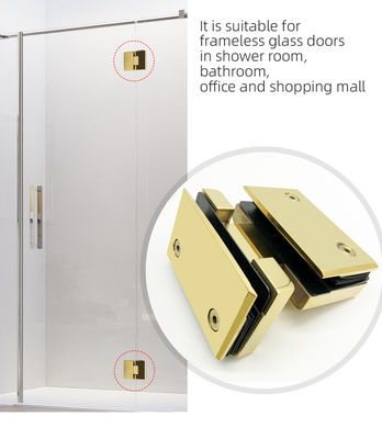 Moderno Disegno 180 gradi di ottone o in acciaio inossidabile vetro Hardware Bagno Porta doccia Ingranaggio di sollevamento