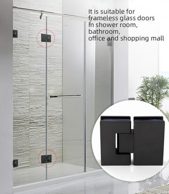 180° Leggio vetro a vetro Bagno Bagno per 8-12mm Vetro stile di design moderno