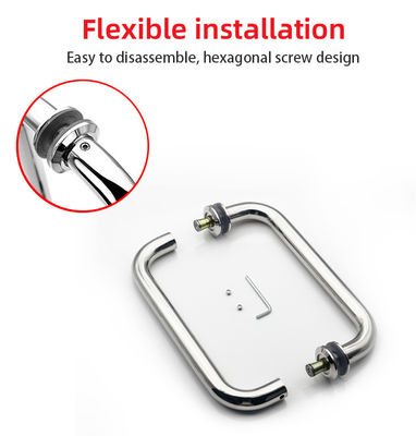 Maniglie di porte e finestre in acciaio inossidabile per cabine doccia di vetro Servizio personalizzato o OEM