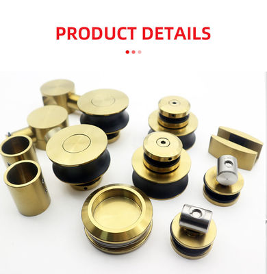 Kit hardware per porte scorrevoli in vetro senza telaio in acciaio inossidabile all'ingrosso