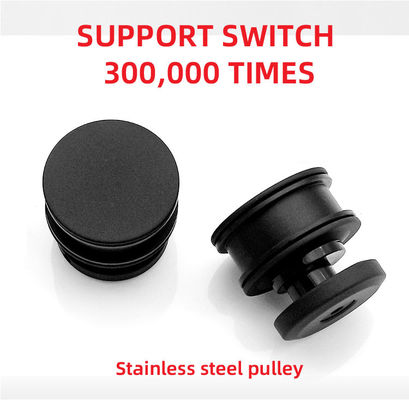 48mm Ruota oro doccia Roller porta pesante vetro scorrevole sistema hardware kit stile americano
