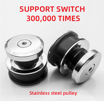 80-120 kg Single Glass Door Shower Sliding Fitting Barn Door e Hardware Kit