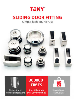 8-12 Porta e kit di attrezzature in vetro di vetro sicuro con materiale in acciaio inossidabile 304