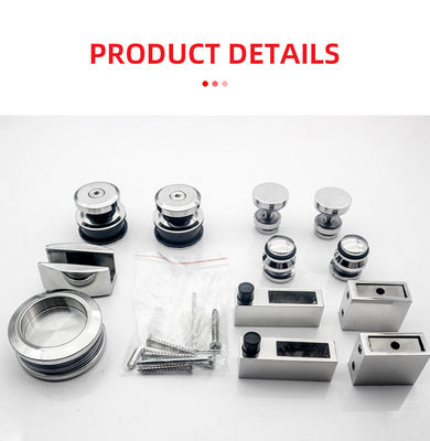 Kit di porta e hardware per granai altamente resistenti alla corrosione con vetro sicuro di 8-12 spessori