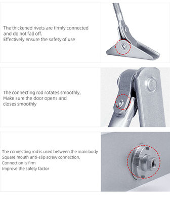 Moderno design Automatico Chiusura porta pesante Tutto metallo Acciaio e porte in legno utilizzati