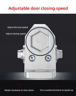 Chiusura porta idraulica in alluminio per impieghi gravosi 60KG Velocità regolabile