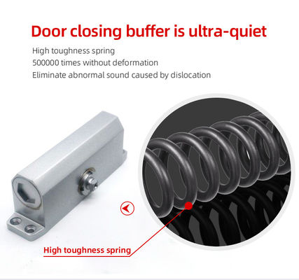Chiusura porta idraulica in alluminio per impieghi gravosi 60KG Velocità regolabile