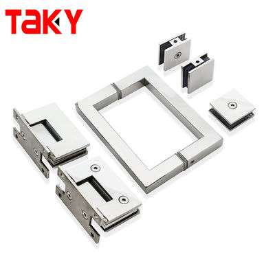 Stainless Steel 90 gradi Inghiottitura di vetro doccia porta doccia ottone Pivot Inghiottitura per il bagno Inghiottiture schermo di vetro
