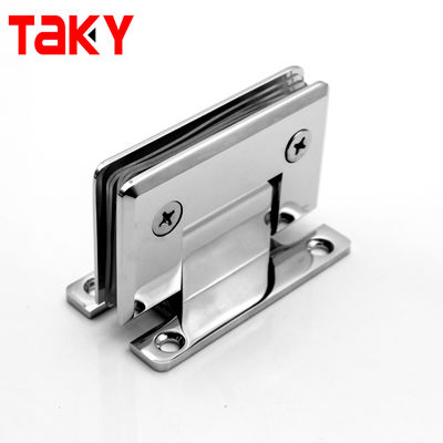 Stainless Steel 90 gradi Inghiottitura di vetro doccia porta doccia ottone Pivot Inghiottitura per il bagno Inghiottiture schermo di vetro
