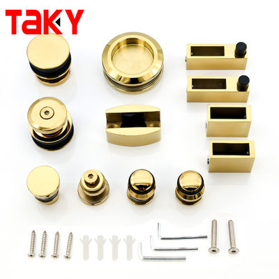 In acciaio inossidabile senza telaio vetro porta scorrevole hardware vetro porta scorrevole doccia kit hardware