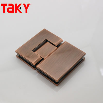 Accessori per bagno in acciaio inox a 180 gradi, cerniera per porta doccia con morsetto per vetro