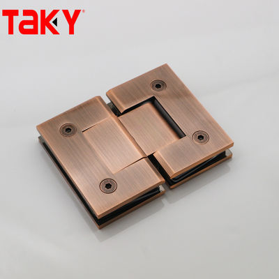 Accessori per bagno in acciaio inox a 180 gradi, cerniera per porta doccia con morsetto per vetro