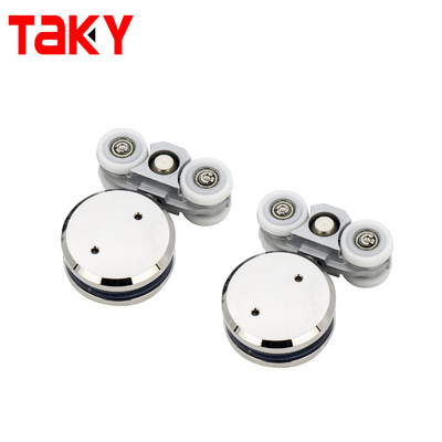 Rullo per porta scorrevole in vetro per impieghi gravosi, capacità di carico 50 kg+