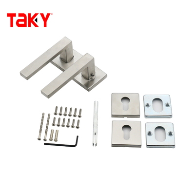 Manica della porta di doccia in acciaio inossidabile in vetro di design moderno