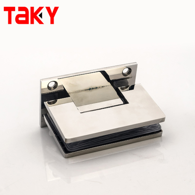 Cerniera per porta doccia senza telaio per vetro da 8-12mm, montaggio a parete a 90 gradi