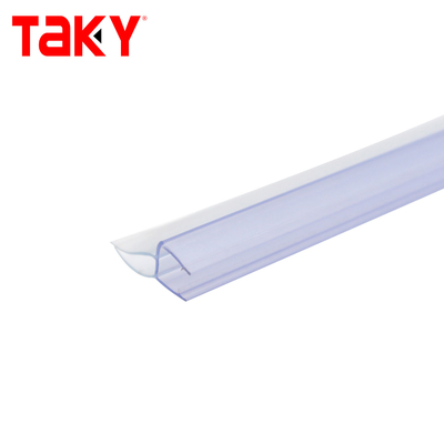 Tela di chiusura della porta della doccia in PVC trasparente 10 mm impermeabile