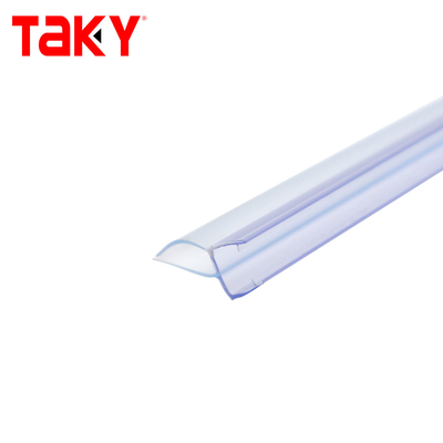 Tela di chiusura della porta della doccia in PVC trasparente 10 mm impermeabile